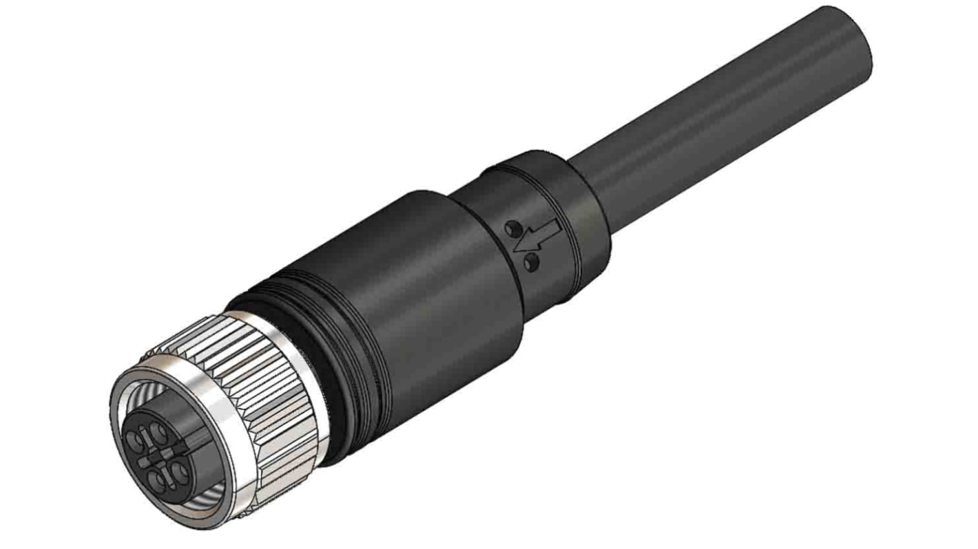 RS PRO 5 way M12 to Unterminated Cable