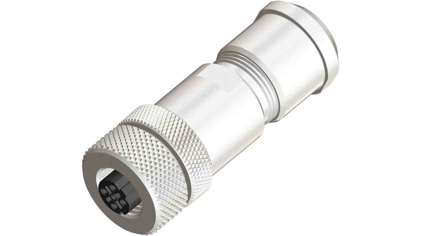 RS PRO Circular Connector, 4 Contacts, Screw Mount, M12 Connector, Socket, Female, IP67