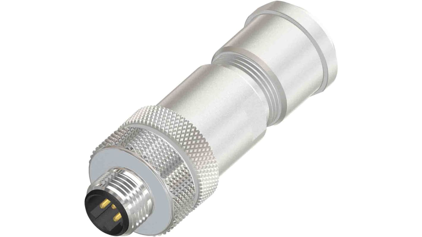 RS PRO Circular Connector, 4 Contacts, Screw Mount, M12 Connector, Plug, Male, IP67