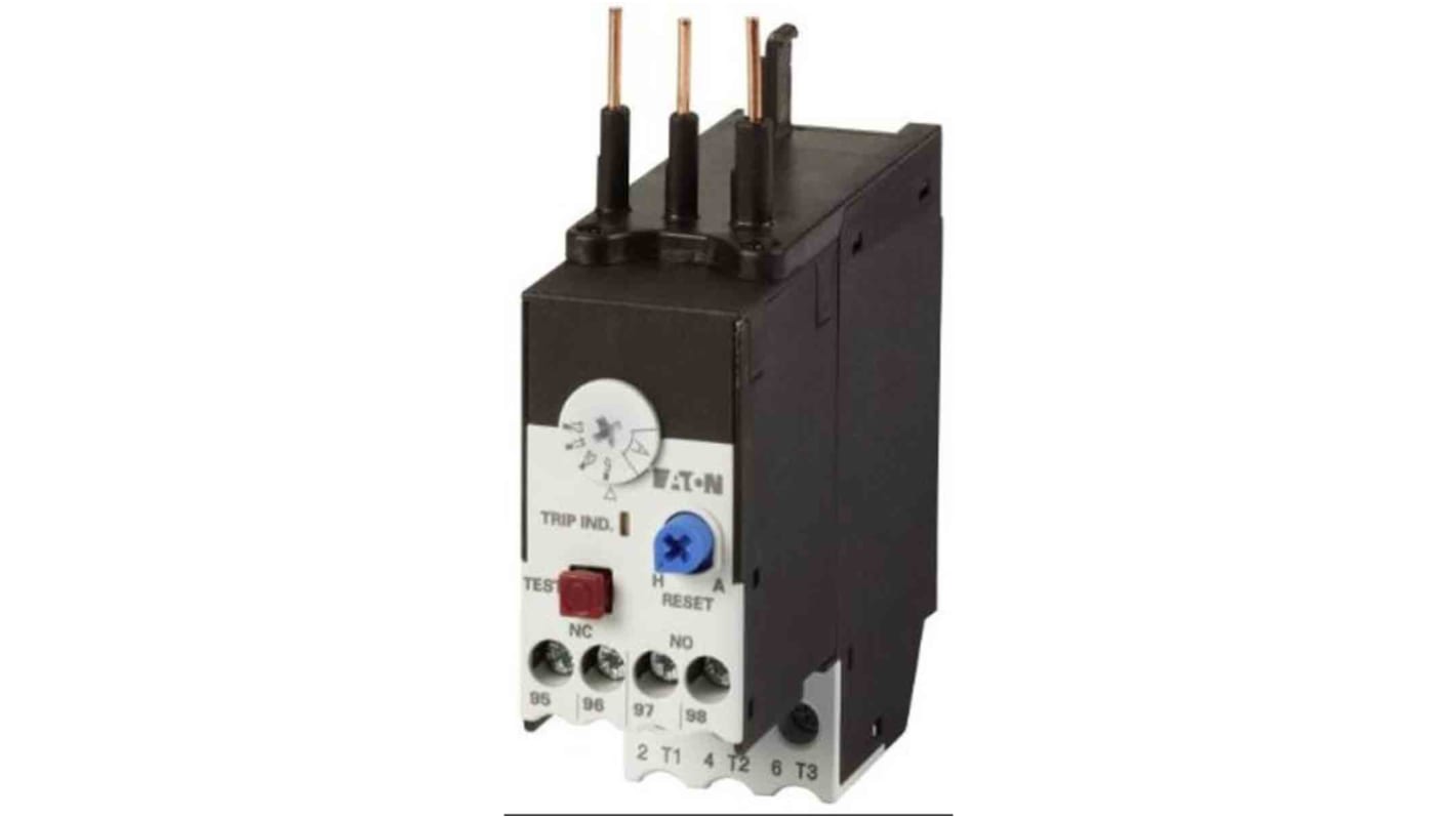 Eaton Overload Relay 1NO + 1NC, 1 → 1.6 A F.L.C, 1.6 A Contact Rating, 0.55 kW, 690 Vac, SP