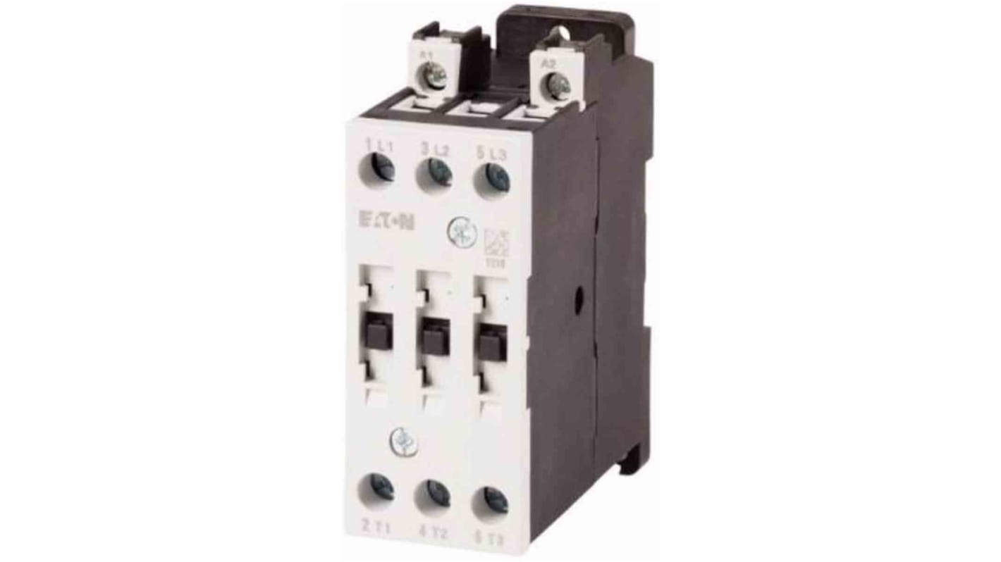 Contattore Eaton, serie Eaton Moeller, 3 poli, 3 NA, 25 A, 11 kW, bobina 24 V c.c.