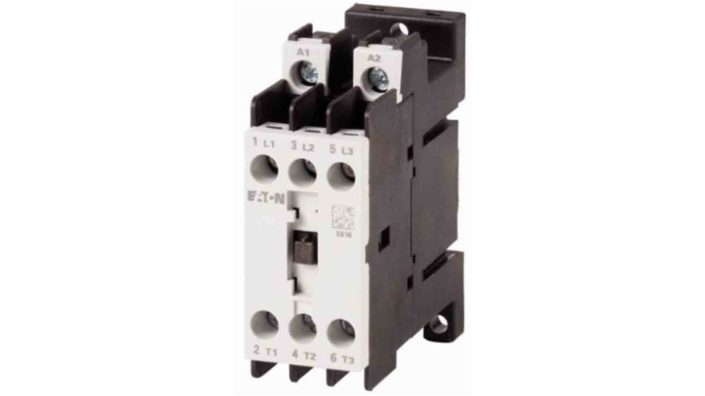 Contattore Eaton, 3 poli, 3 NA, 9 A, 4 kW, bobina 240 V c.a.