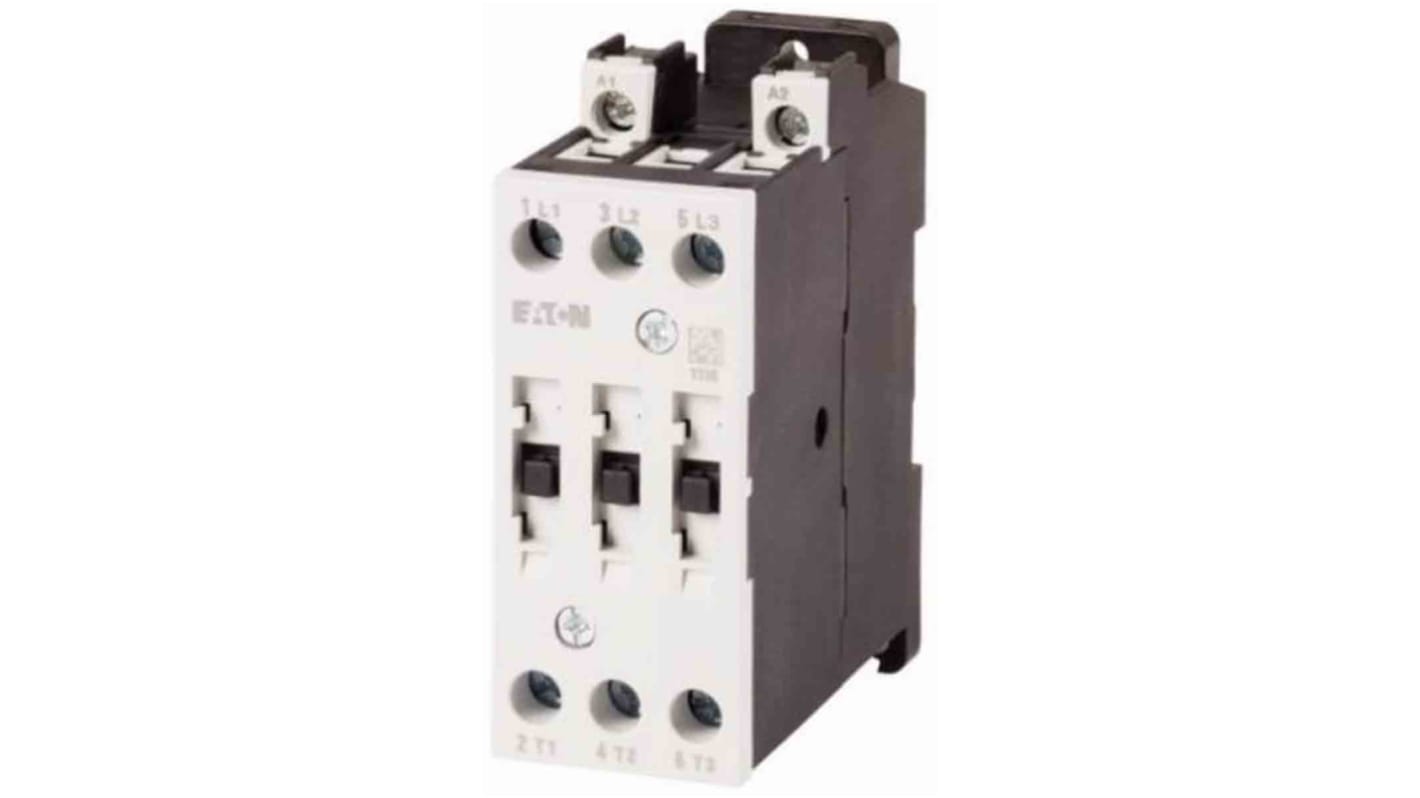 Contattore Eaton, serie Eaton Moeller, 3 poli, 3 NA, 17 A, 7,5 kW, bobina 240 V c.a.