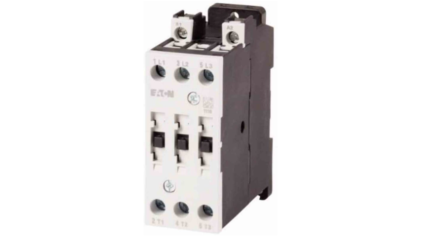 Contattore Eaton, serie Eaton Moeller, 3 poli, 3 NA, 17 A, 7,5 kW, bobina 24 V c.a.