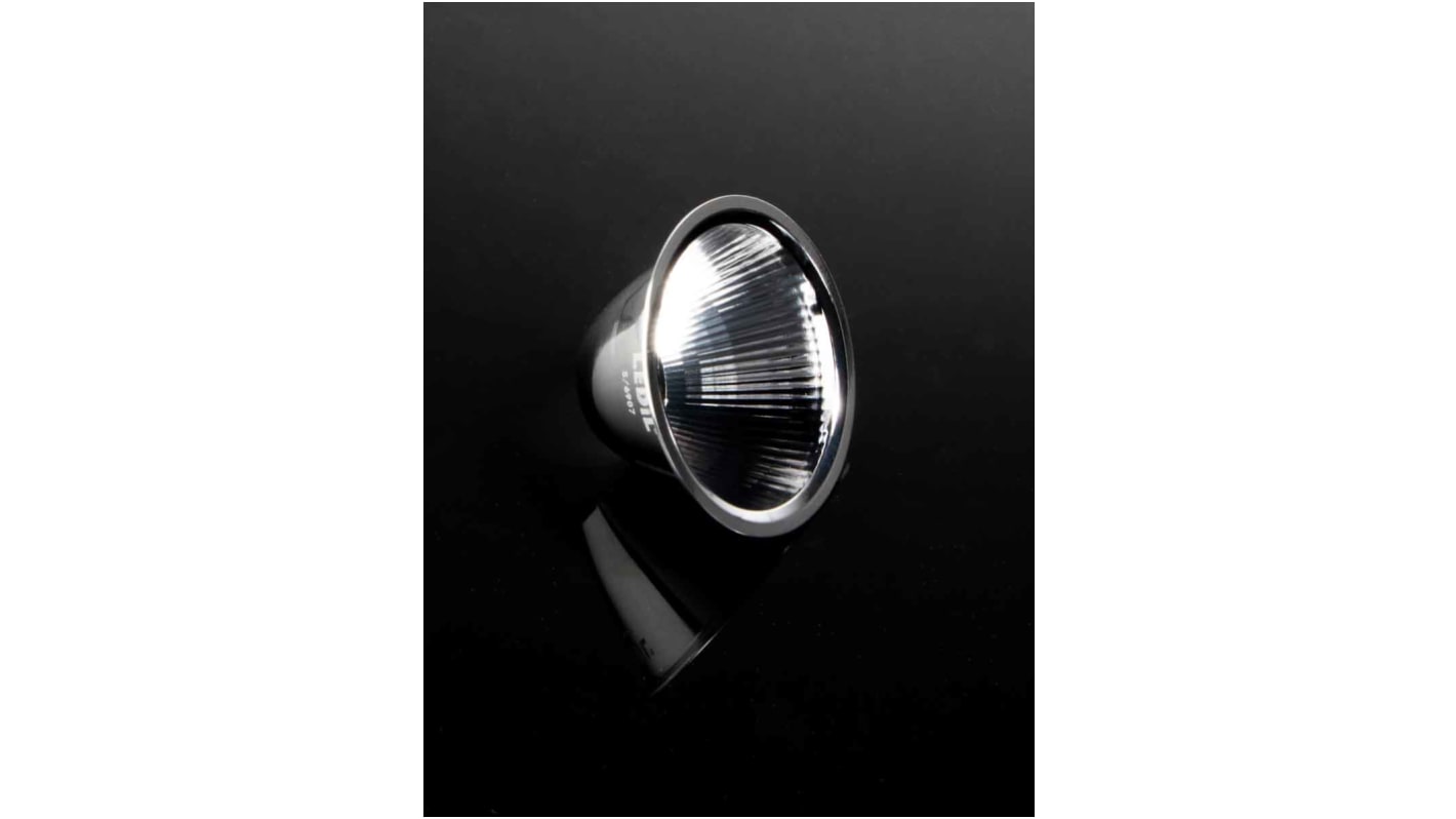 Reflector LED Ledil, 49.5 x 25mm, para Bridgelux, Citizen, COB LED, cree Lumileds, Serie ALISE-50