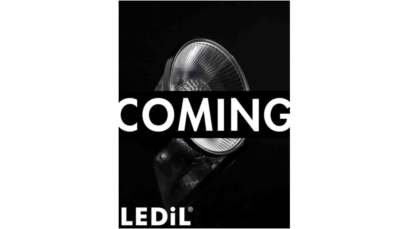 Lente LED Ledil, Punto, 36 ° Transparente Silicona Redonda, Serie SAKURA-70
