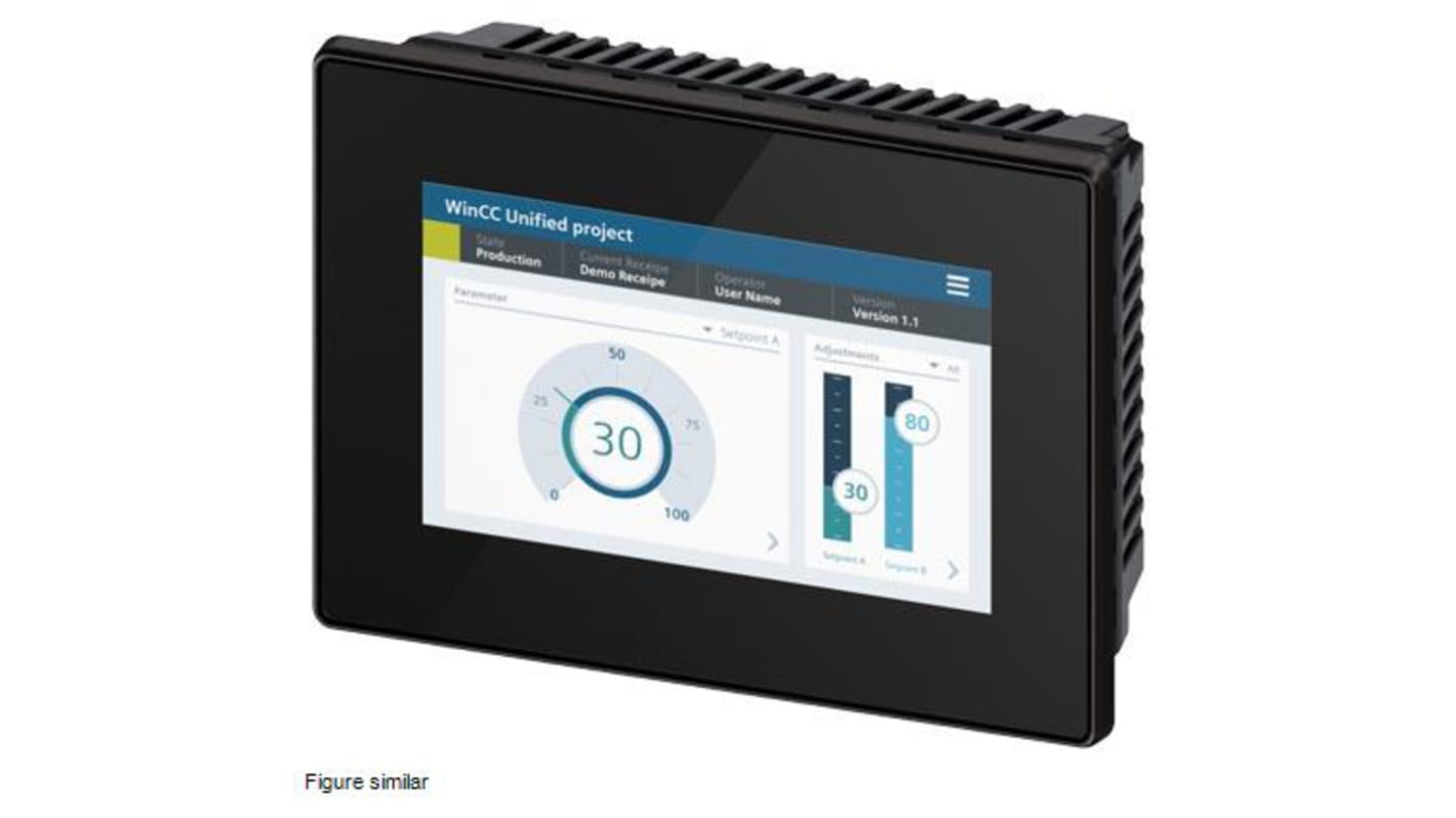 Siemens SIMATIC Series MTP700 Unified Comfort HMI Panel - 7 in, TFT Display, 800 x 480pixels