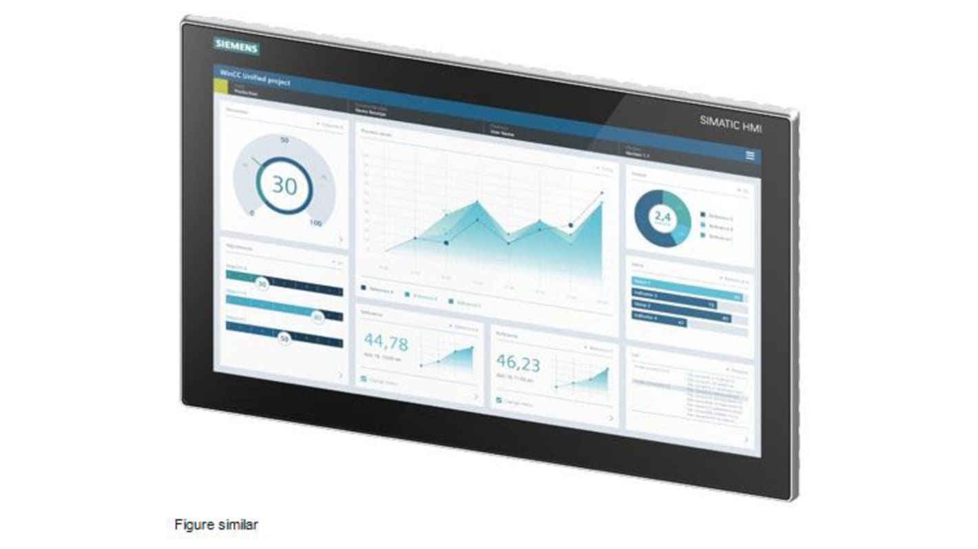 Siemens 6AV2128-3UB06-0AX1, SIMATIC, HMI-Panel, MTP1900 Unified Comfort, 18,5 Zoll, TFT, 1920 x 1080pixels