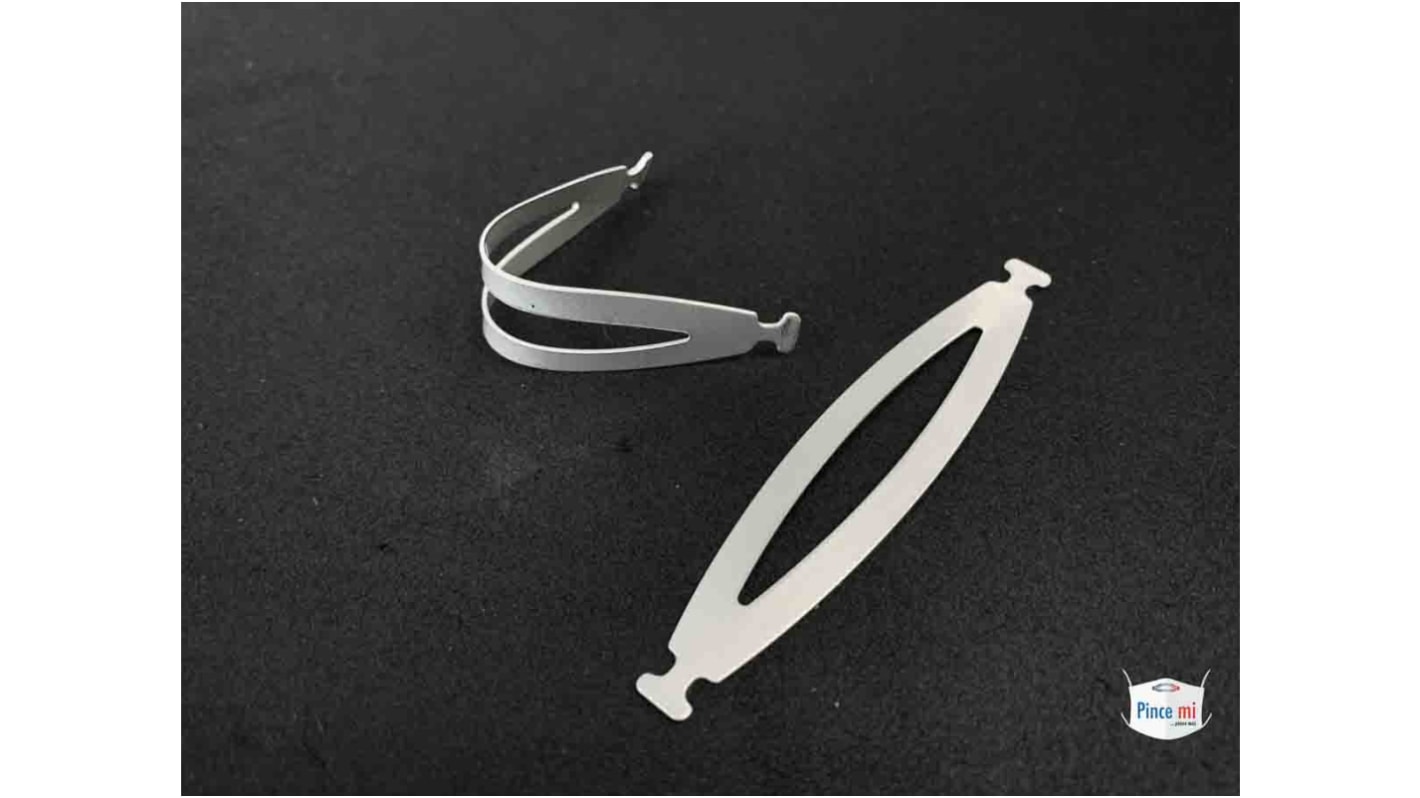 PMA10*100 Pince Mi Aluminium Disposable Face Mask Nose Clip 60mm x 12mm x 0.8mm