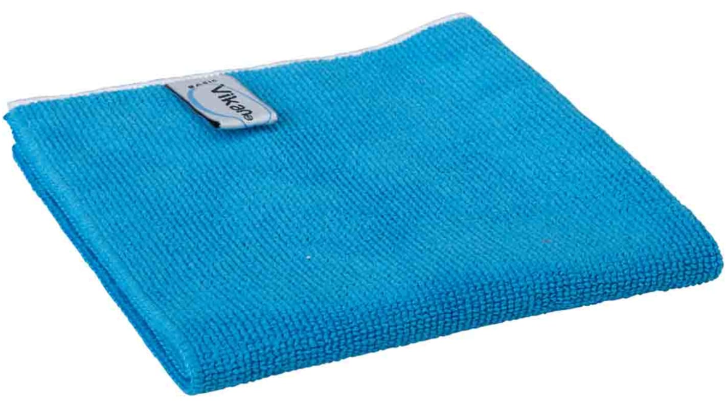 Bayetas de microfibra Vikan Basic microfibre cloth de color Azul, de 320 x 320mm, en Caja de 5 unidades