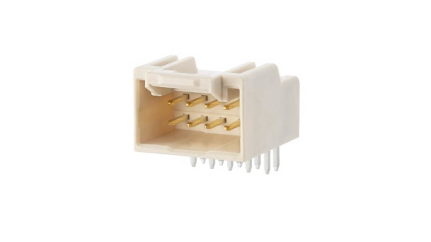 Molex iGrid 2.0 Leiterplatten-Stiftleiste gewinkelt, 14-polig / 2-reihig, Raster 2.0mm, Ummantelt