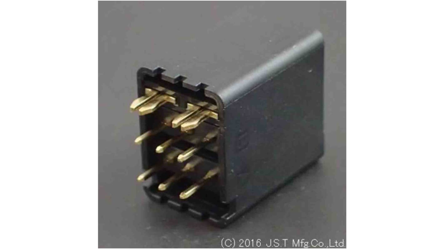 JST JFA J2000 Series PCB Header, 6 Contact(s), 2.5mm Pitch, 2 Row(s), Shrouded