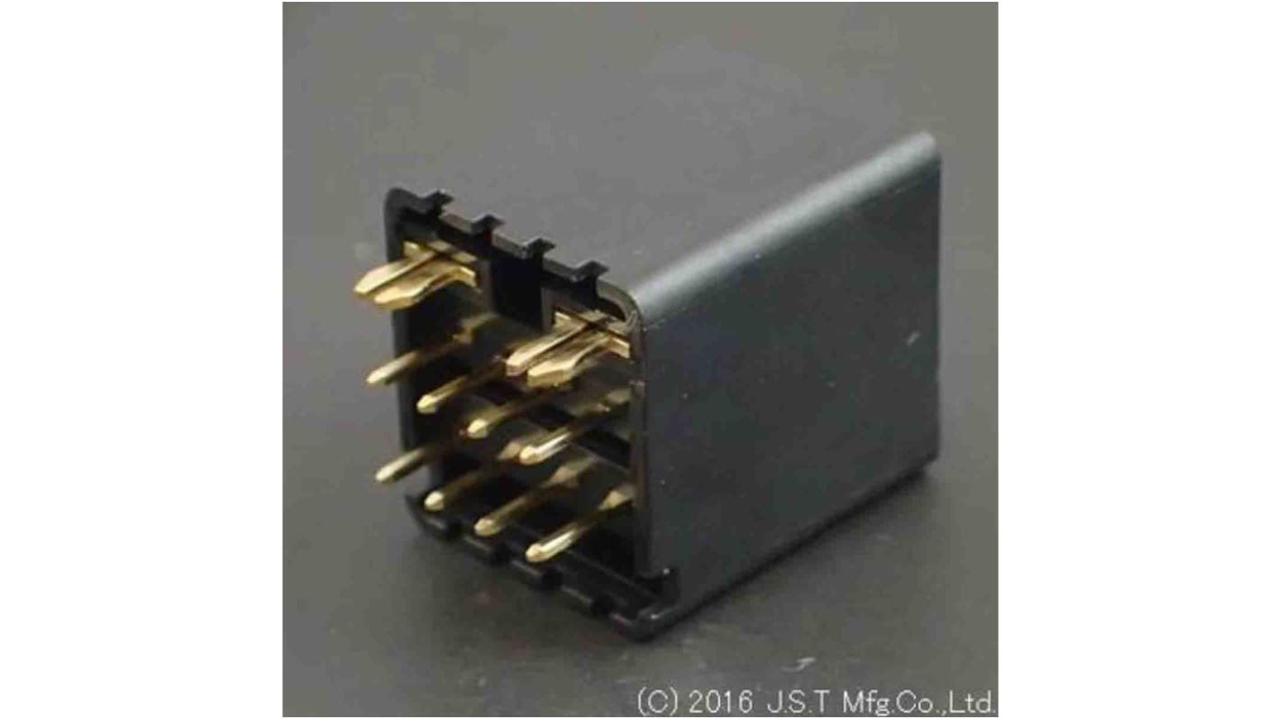 JST JFA J2000 Series PCB Header, 8 Contact(s), 2.5mm Pitch, 2 Row(s), Shrouded