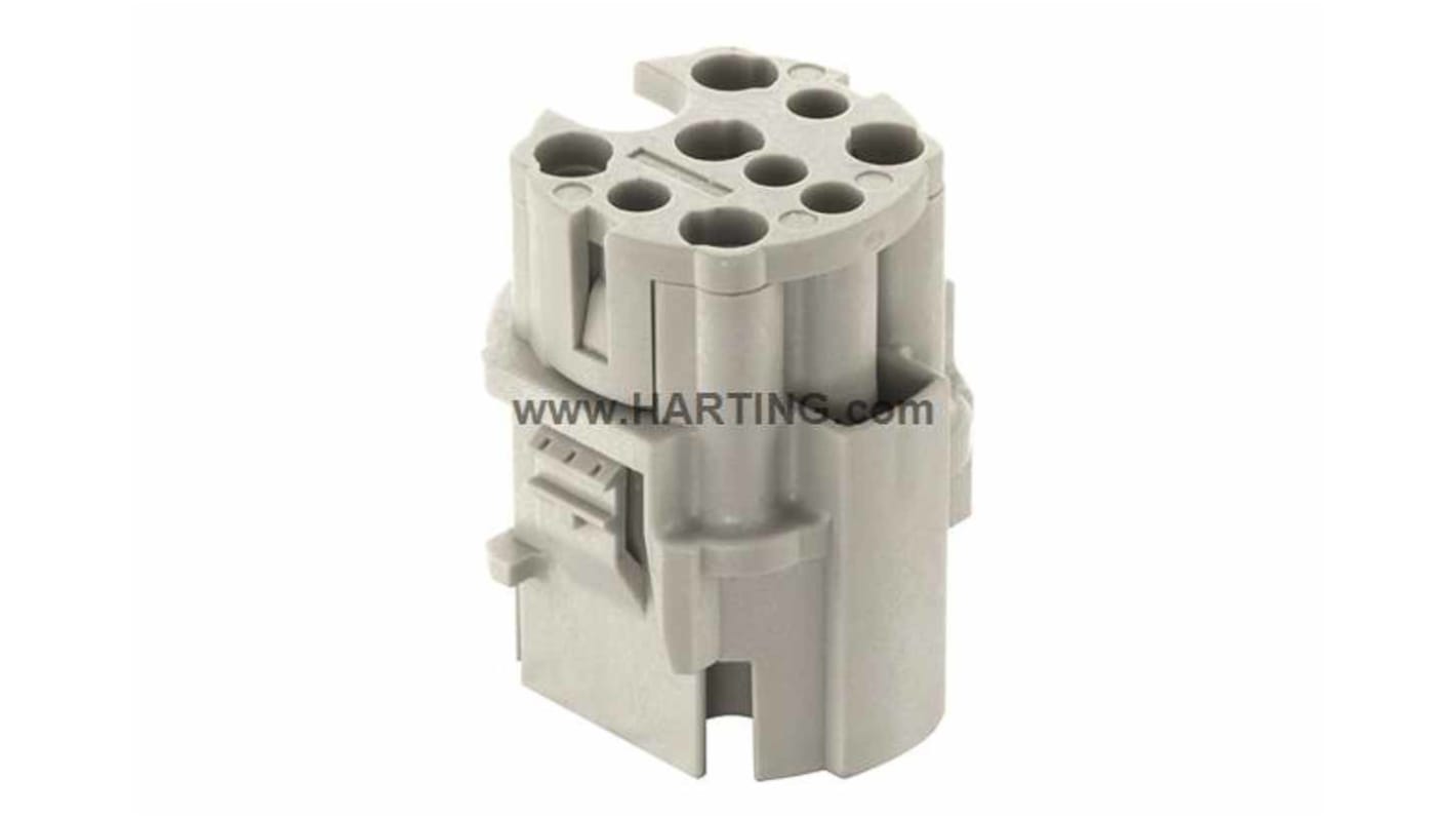 Aislante para conector industrial HARTING Macho, serie Han F+B