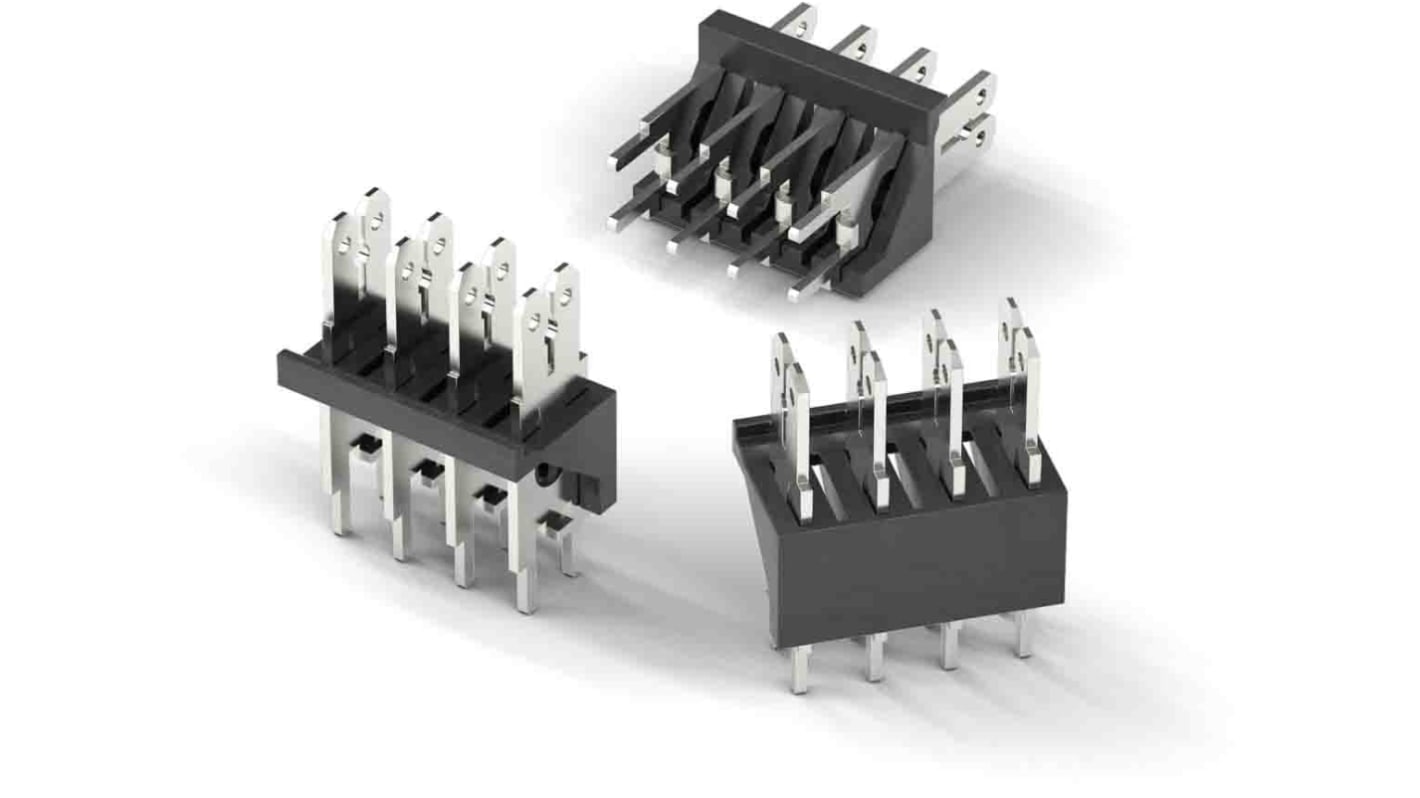 Wurth Elektronik WR-FAST Series Vertical PCB Header, 3 Contact(s), 7.62mm Pitch, 1 Row(s), Shrouded