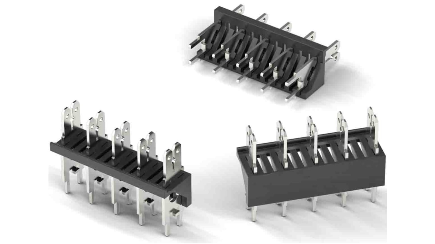 Wurth Elektronik WR-FAST Series Vertical PCB Header, 3 Contact(s), 5.08mm Pitch, 1 Row(s), Shrouded