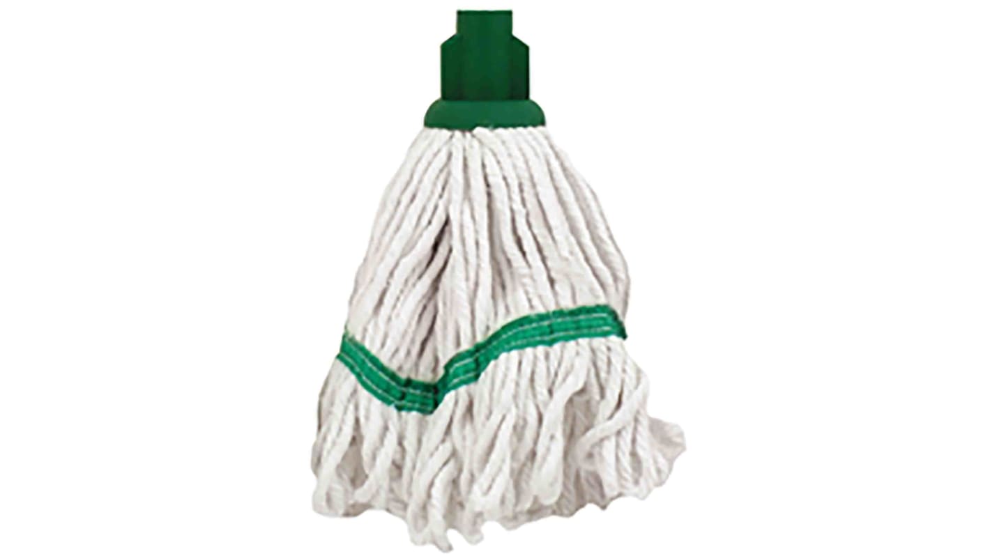 RS PRO Green Yarn Mop Head for use with RS PRO Aluminium Handle