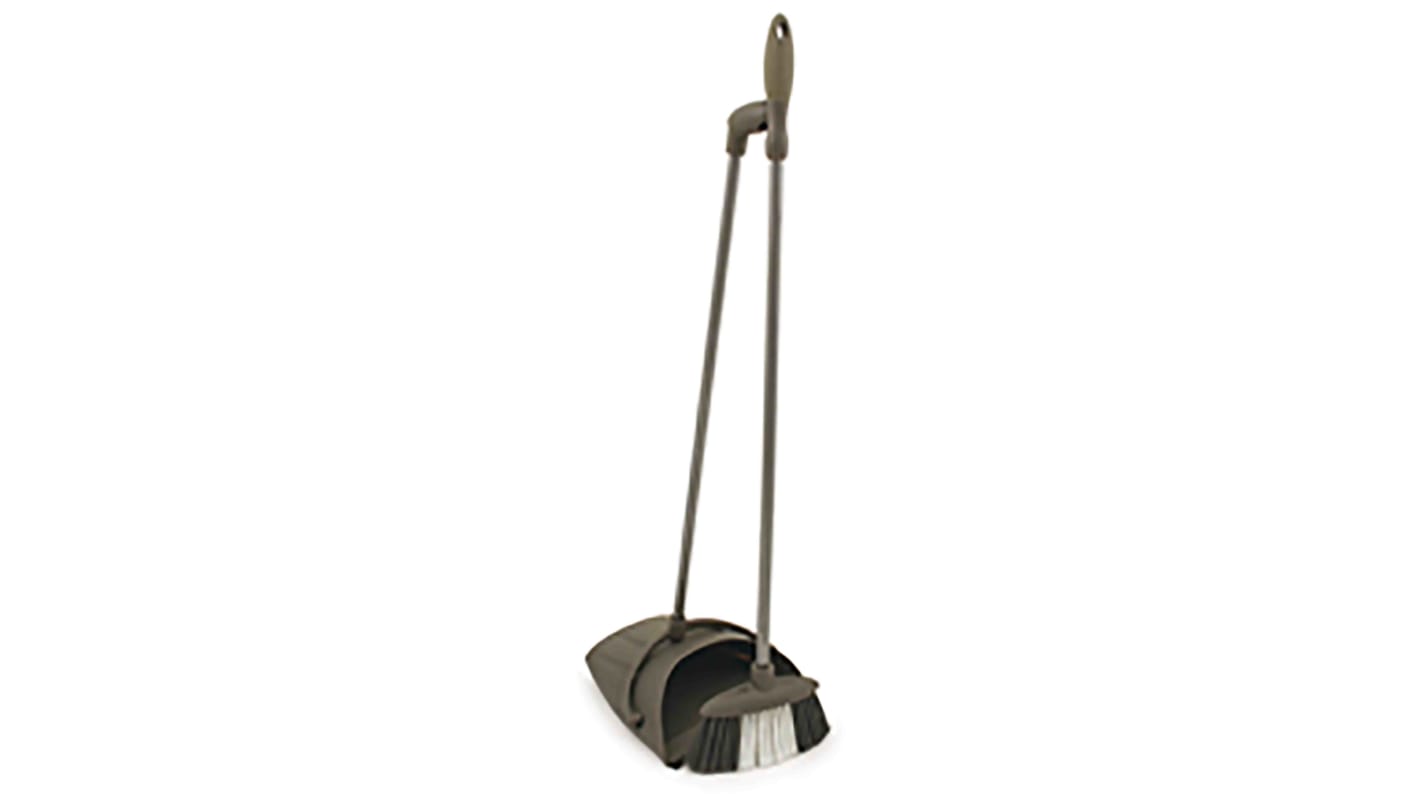 RS PRO Silver Dustpan & Brush for Floors with brush included