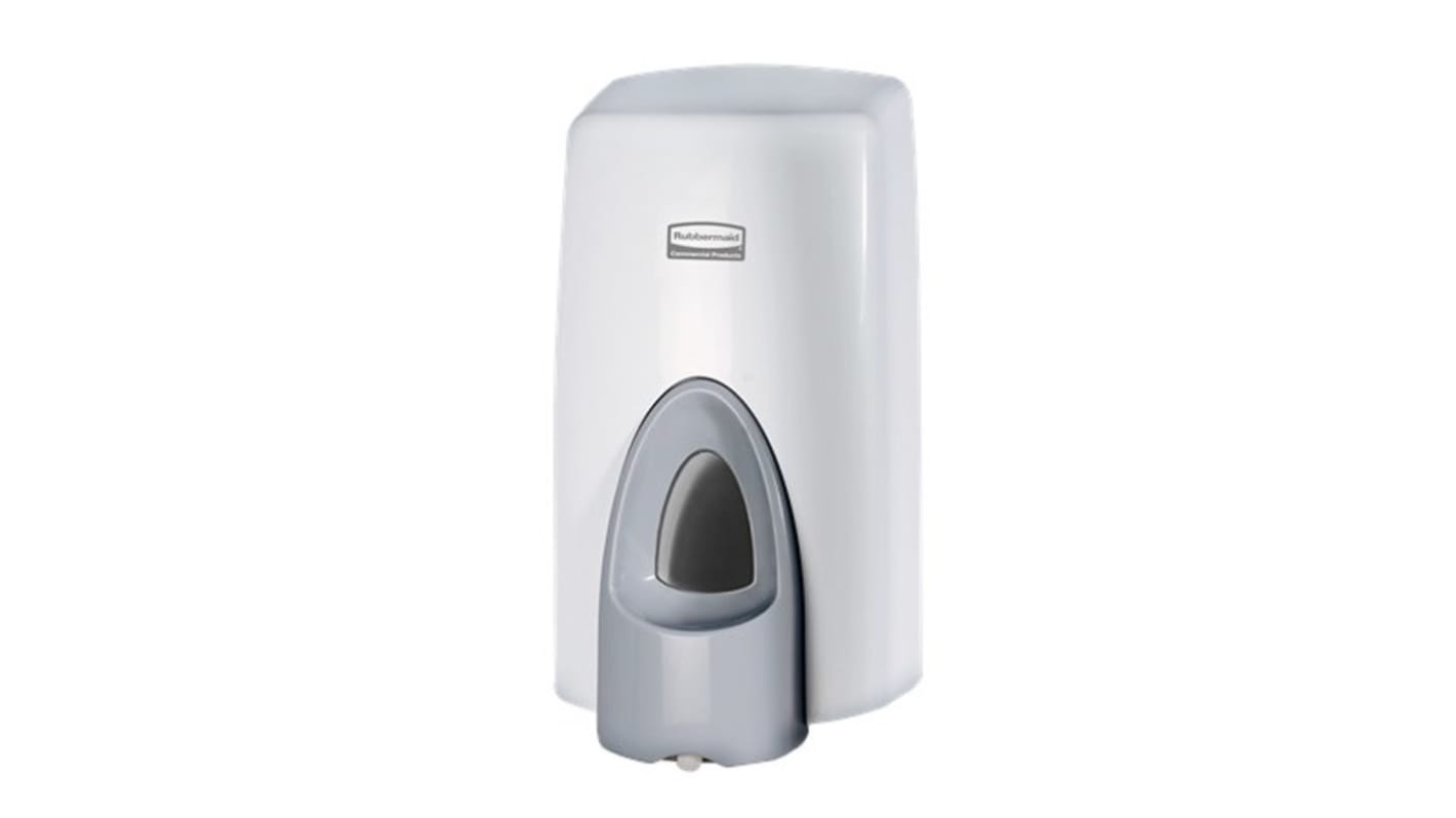 Nástěnný dávkovač mýdla, Bílá 800ml Rubbermaid Commercial Products, MANUAL FOAM DISPENSER WHITE, nástěnná montáž: Ano