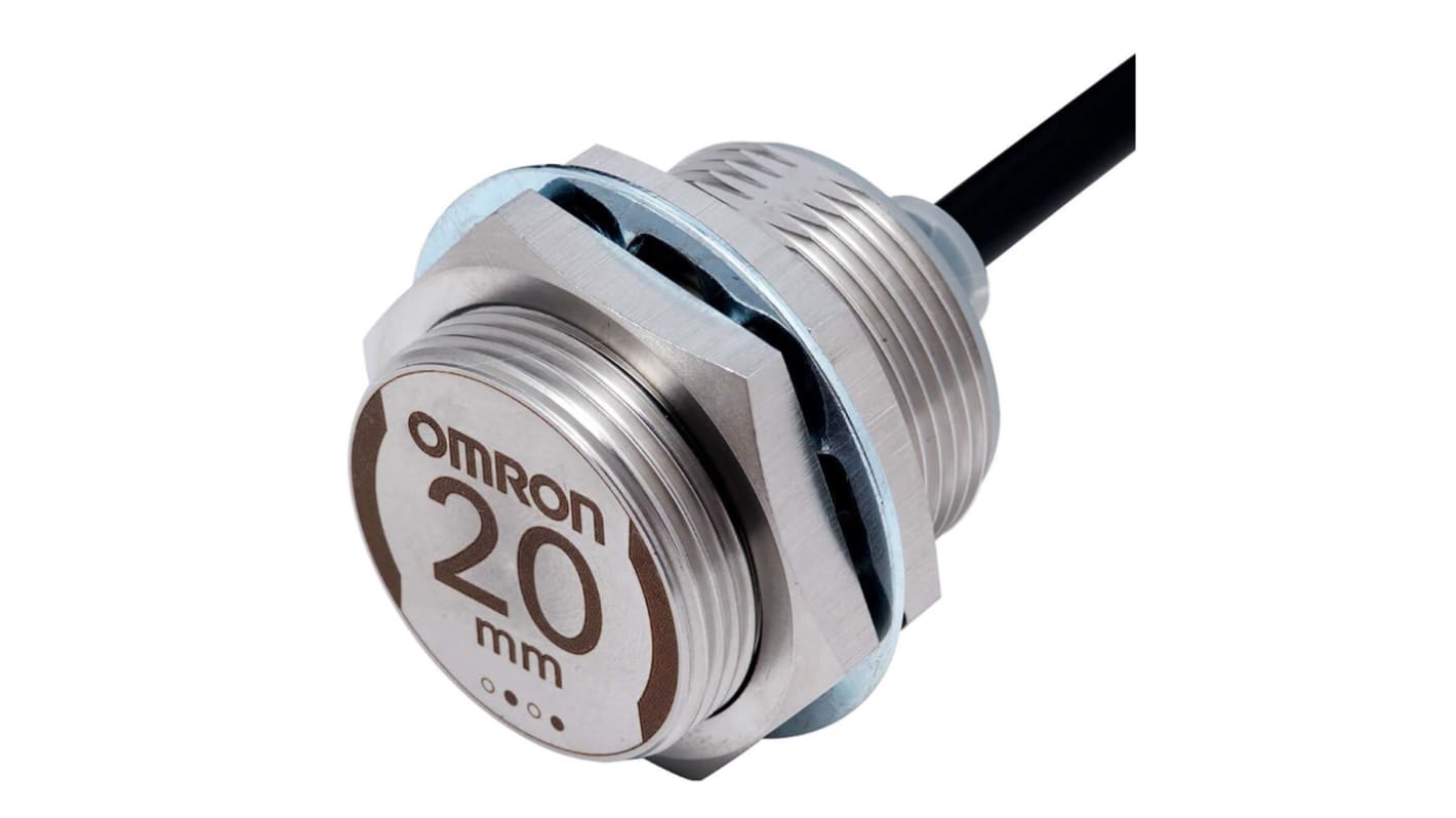 Sensor de proximidad Omron, M30 x 1.5, alcance 20 mm, salida PNP, interfaz IO-Link, 10→ 30 V., IP67