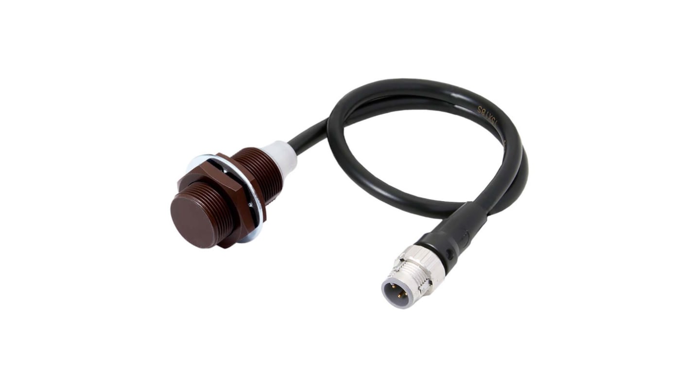 Sensor de proximidad Omron, M18 x 1, alcance 10 mm, salida NPN, interfaz IO-Link, 10→ 30 V., IP67