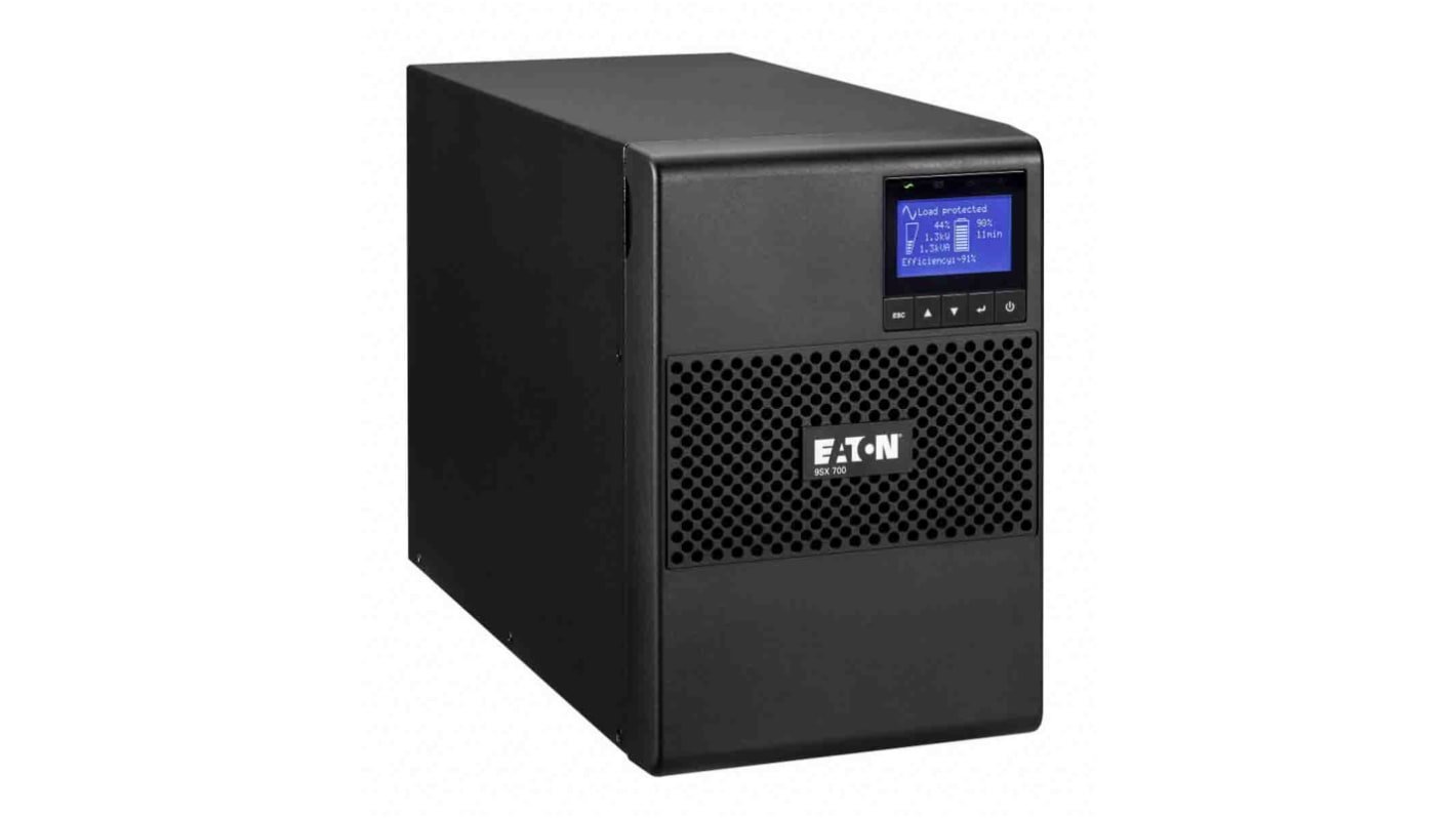 Gruppo di continuità Eaton, 700VA, ingresso 190 → 276V ca, uscita 230V, 630W, Stand alone