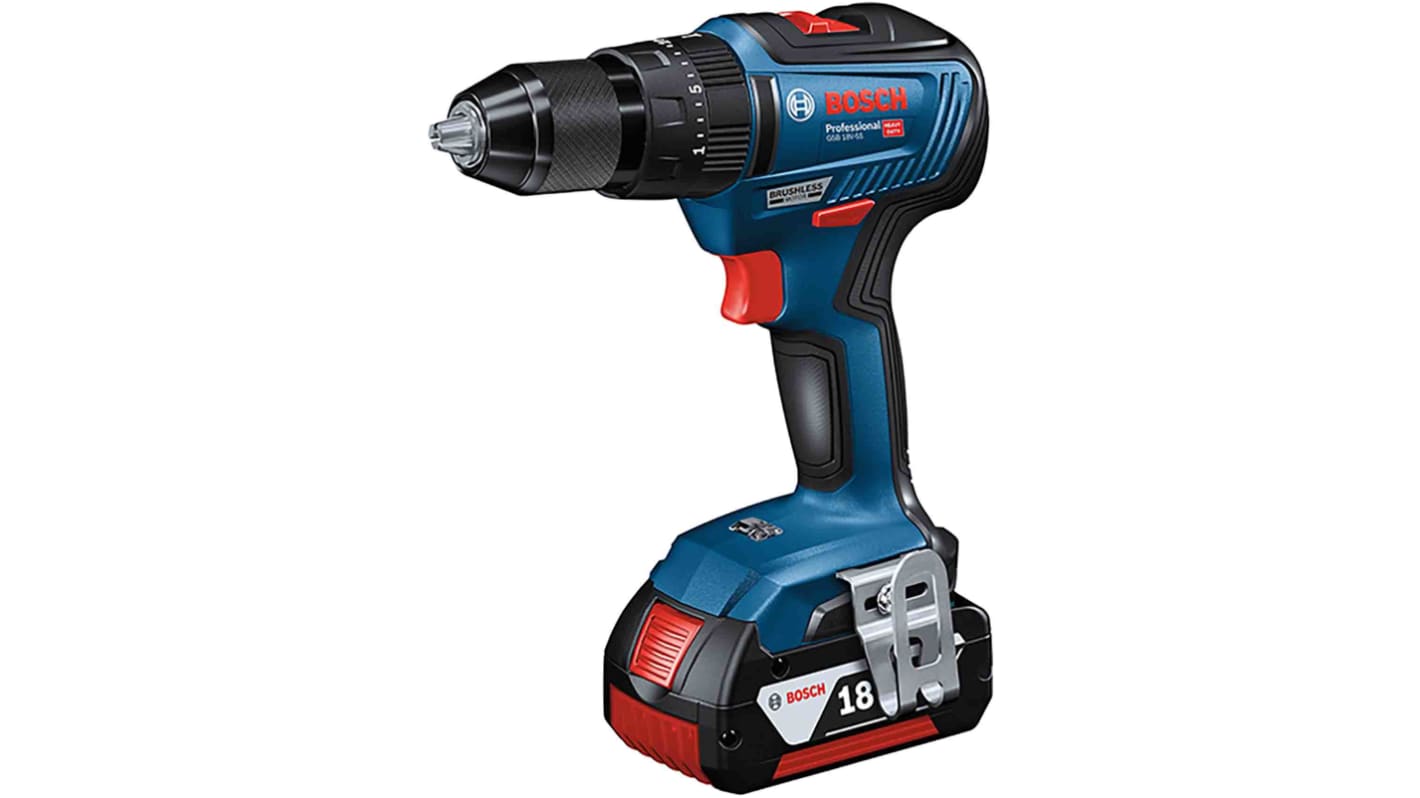 Bosch GSB Autolock 18V Cordless Hammer Drill, Type G - British 3-Pin