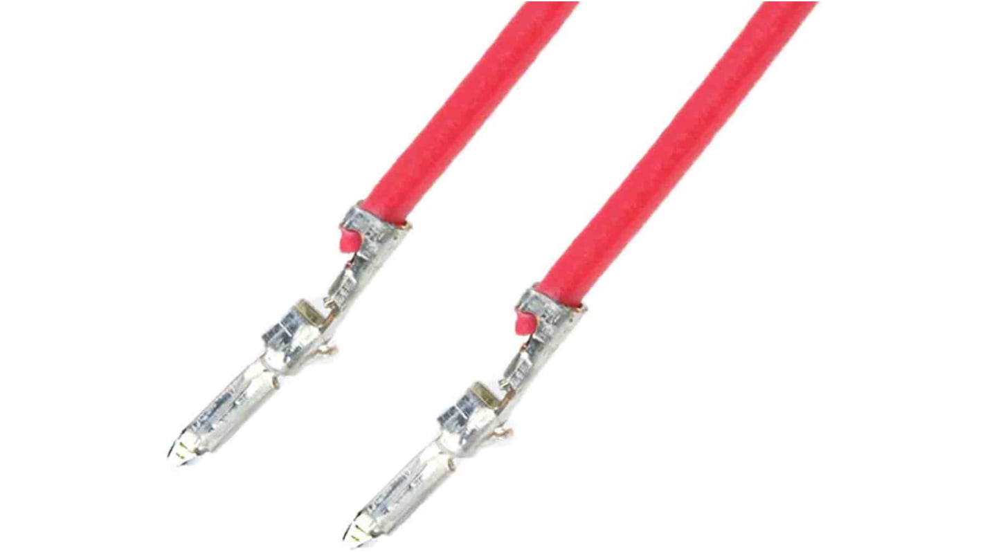 Molex Male PicoBlade to Male PicoBlade Crimped Wire, 450mm, 0.14mm², Red