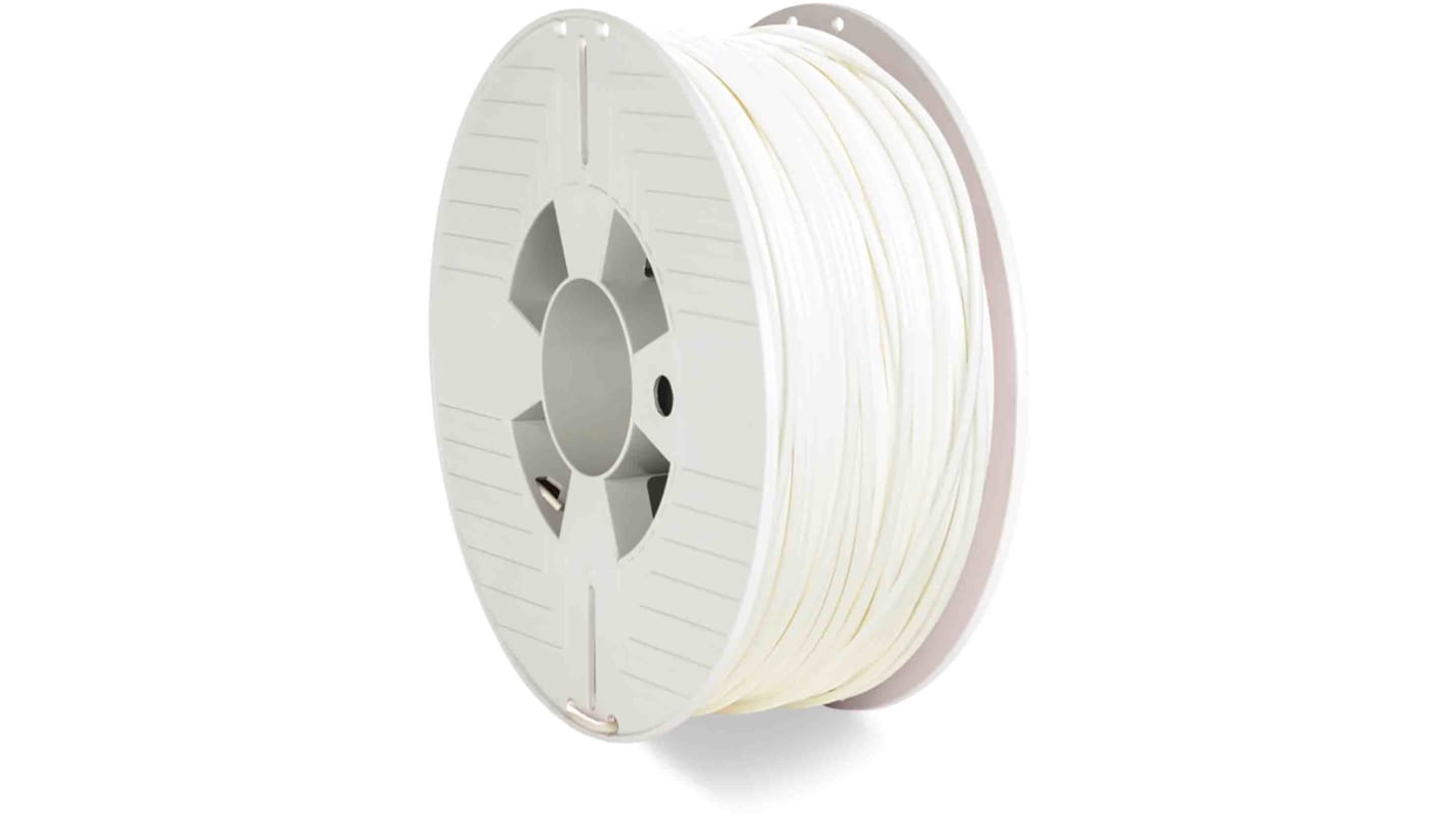 Verbatim 2.85mm White PLA 3D Printer Filament, 1kg