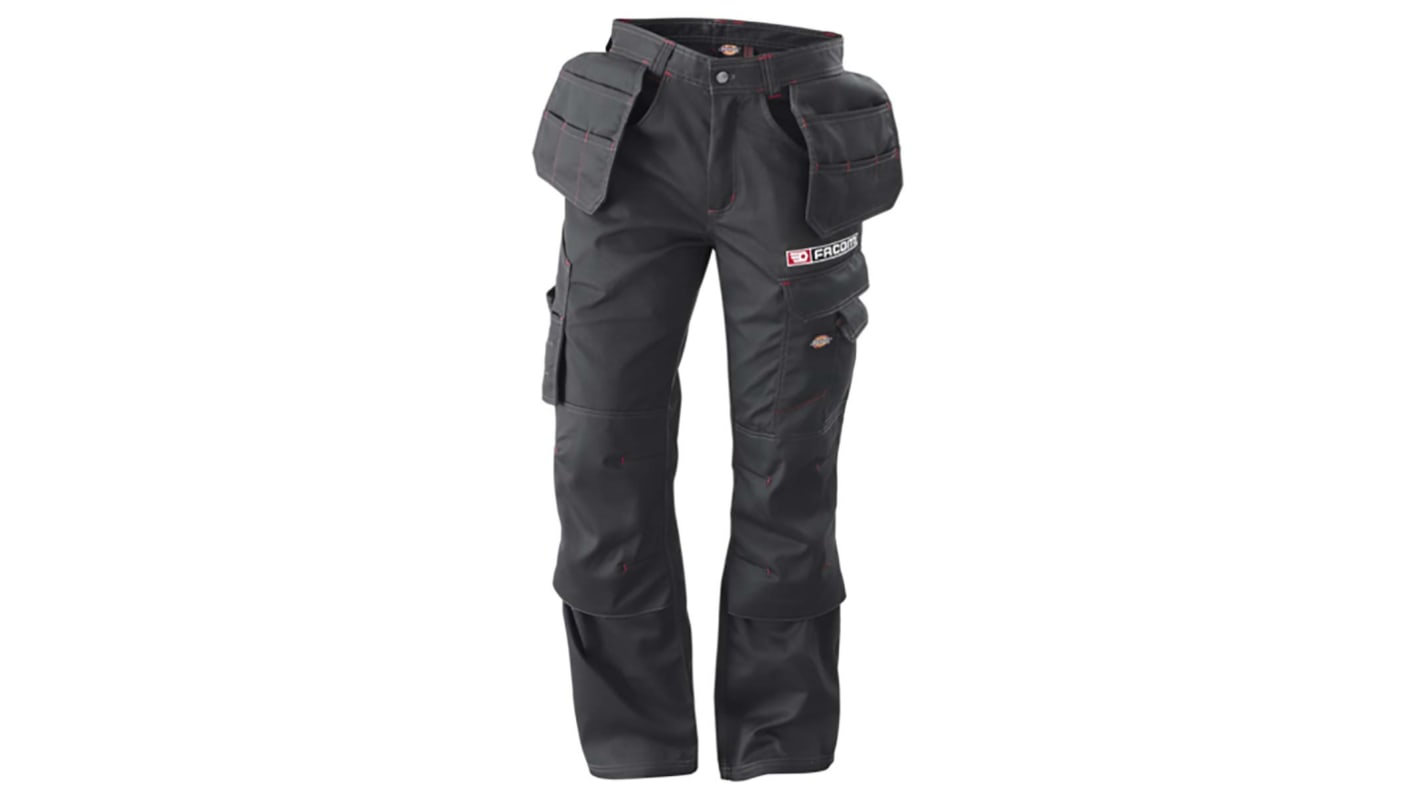 Pantalon multipoches Facom VP.PANTA, L Unisexe, Noir