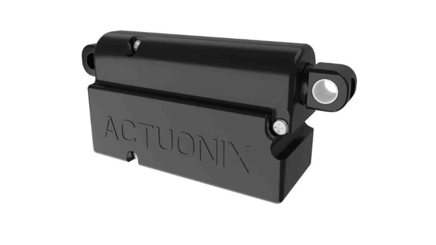 Actionneur linéaire électrique, Actuonix, Cycle 20%, 6V c.c. 50N, 10mm/s, 20mm, série PQ12