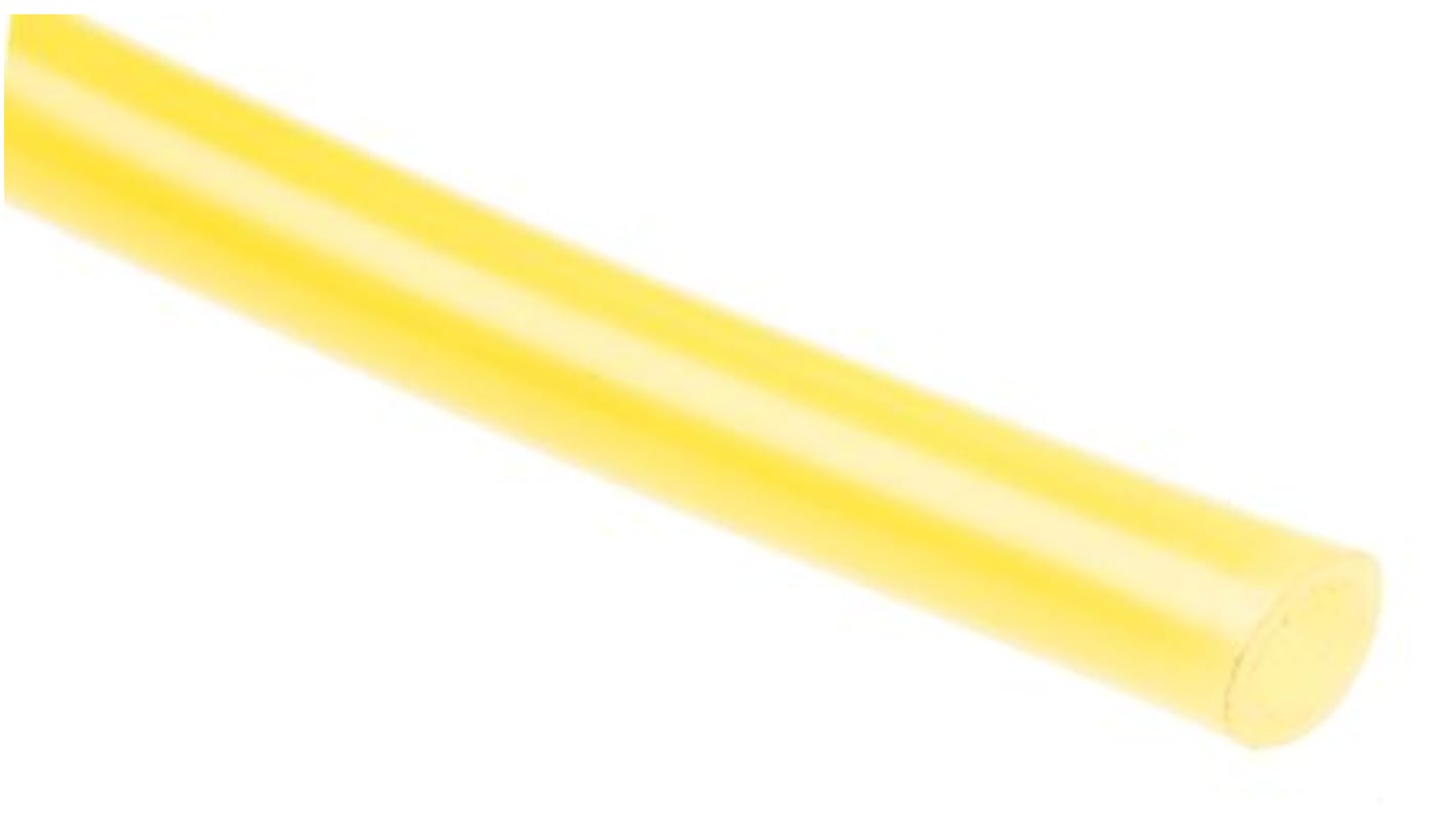 Tuyau à air comprimé RS PRO, 4mm x 2.5mm x 30m Jaune en Nylon