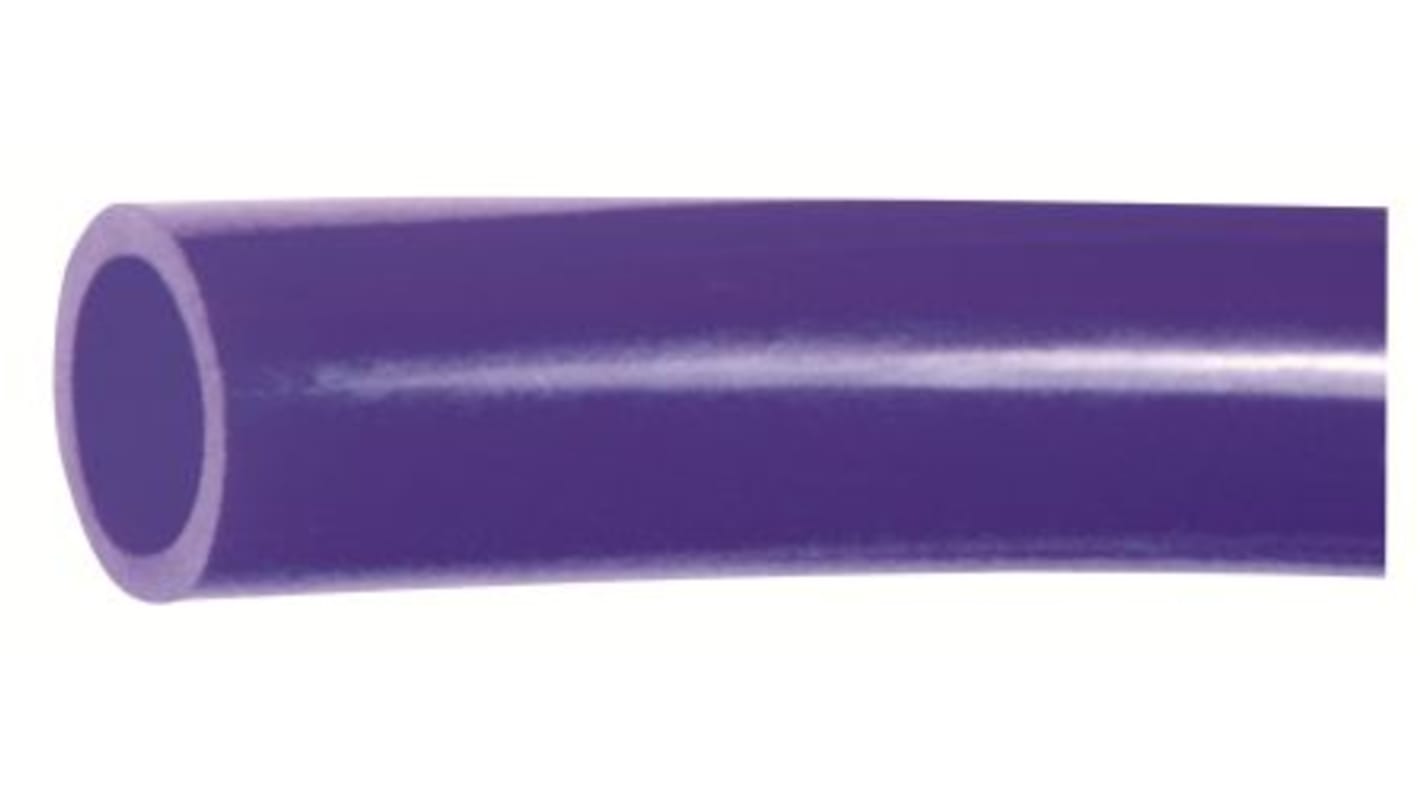 Tuyau à air comprimé RS PRO, 6mm x 4mm x 30m Bleu en Nylon