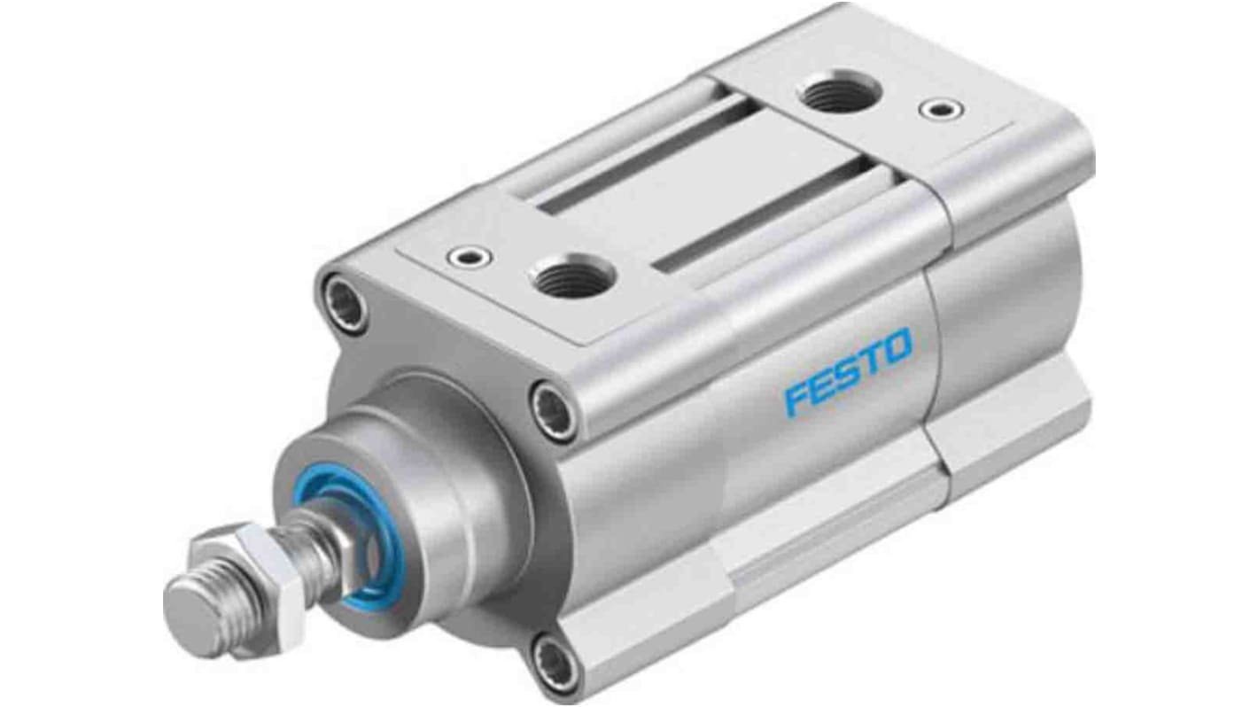 Festo Pneumatic Piston Rod Cylinder - 2125490, 63mm Bore, 20mm Stroke, DSBC Series, Double Acting