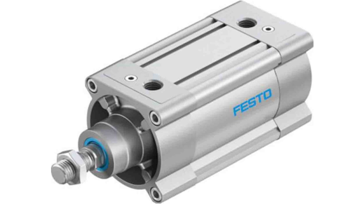 Festo Pneumatic Piston Rod Cylinder - 1384807, 100mm Bore, 80mm Stroke, DSBC Series, Double Acting