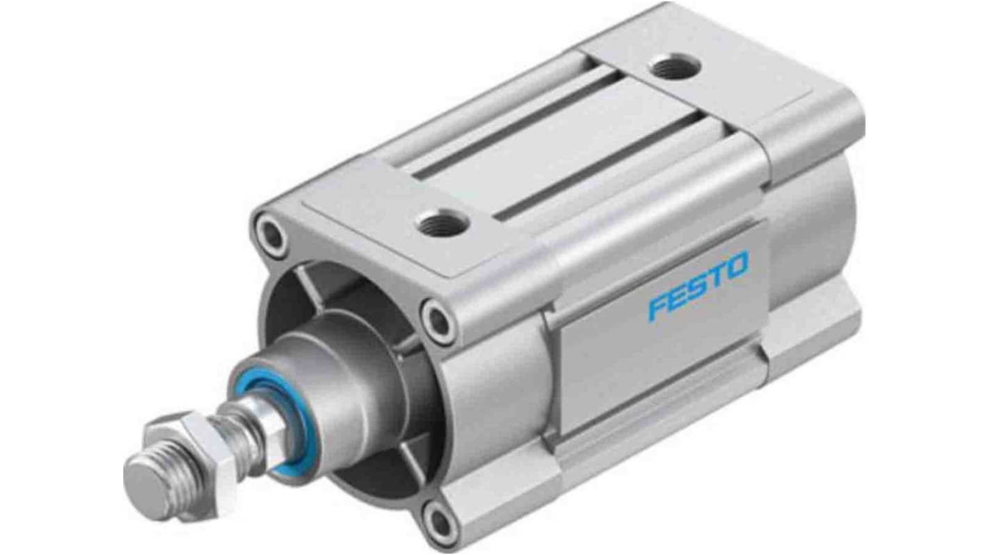 Festo Pneumatic Piston Rod Cylinder - 3656858, 80mm Bore, 50mm Stroke, DSBC Series, Double Acting