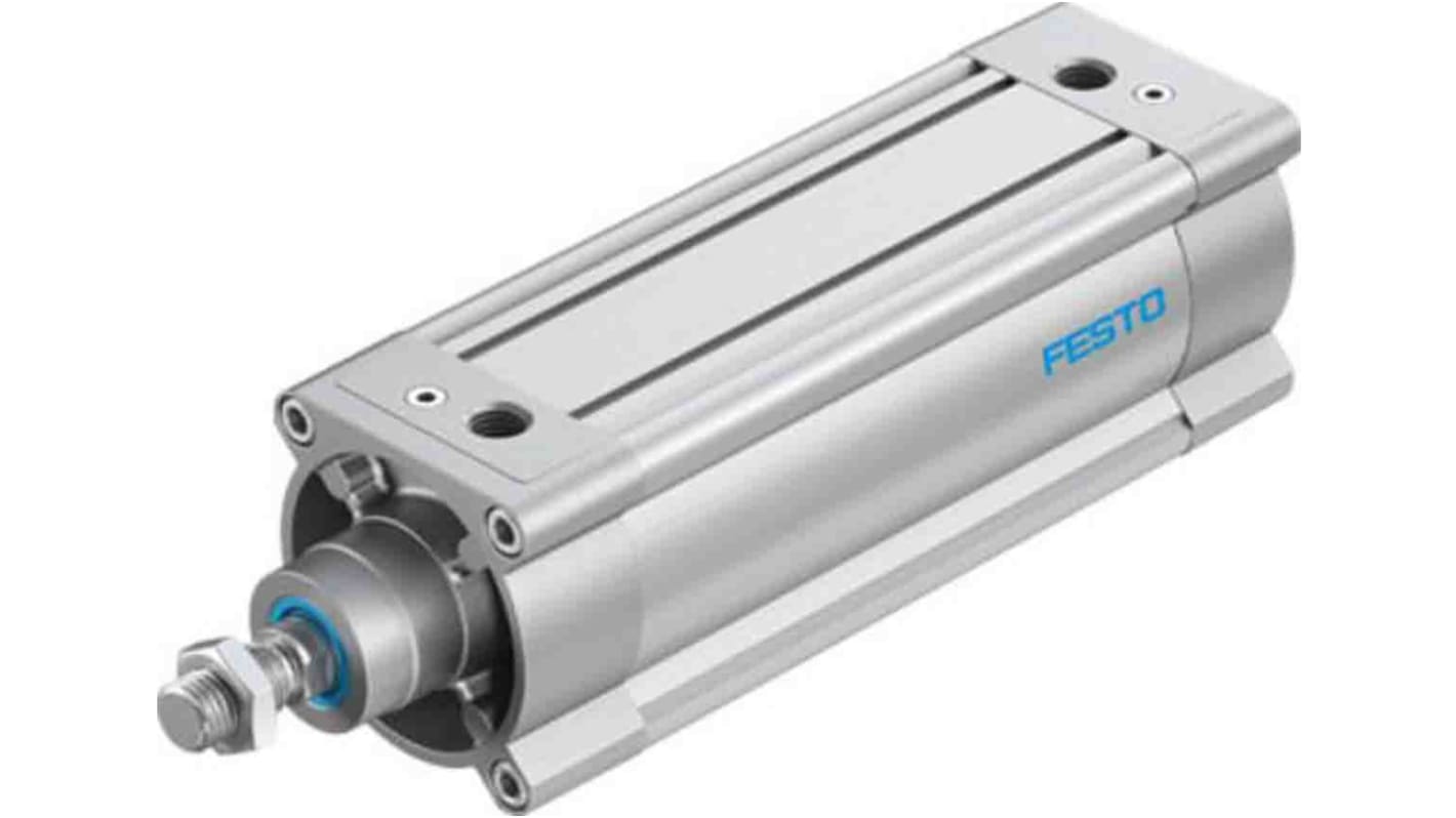 Festo DSBC 1384811, G 1/2 Pneumatikzylinder doppeltwirkend, Bohrung Ø 100mm / Hub 200mm, bis 12 bar