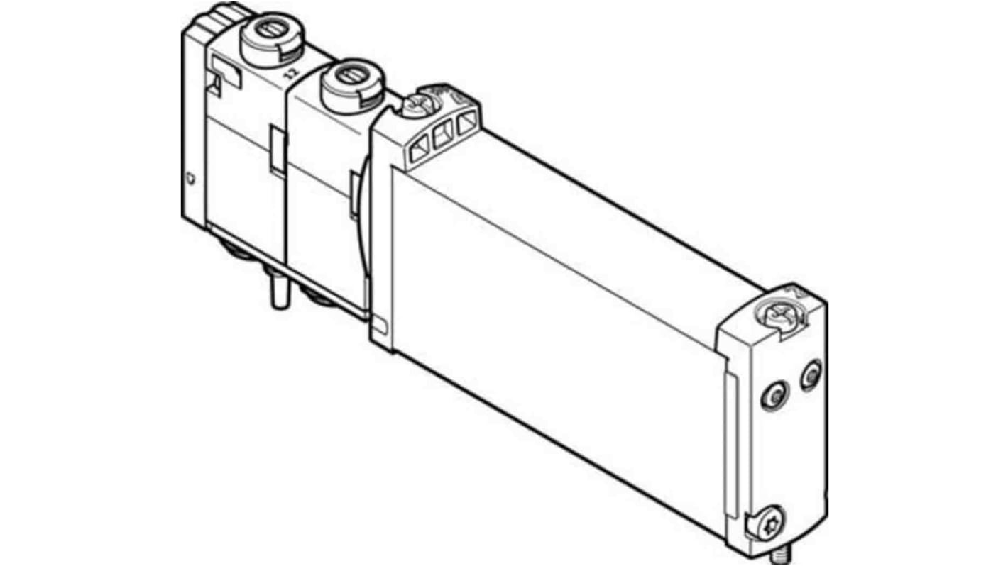 Festo VUVG 573480 Magnetventil 2x3/2 Closed, Monostable Verteiler, Elektrisch-betätigt