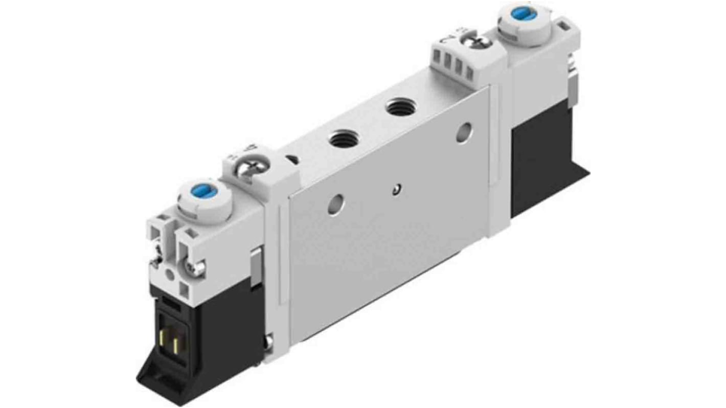 Festo 2x3/2 Closed, Monostable Solenoid Valve - Electrical Metric M5 VUVG Series, 574353