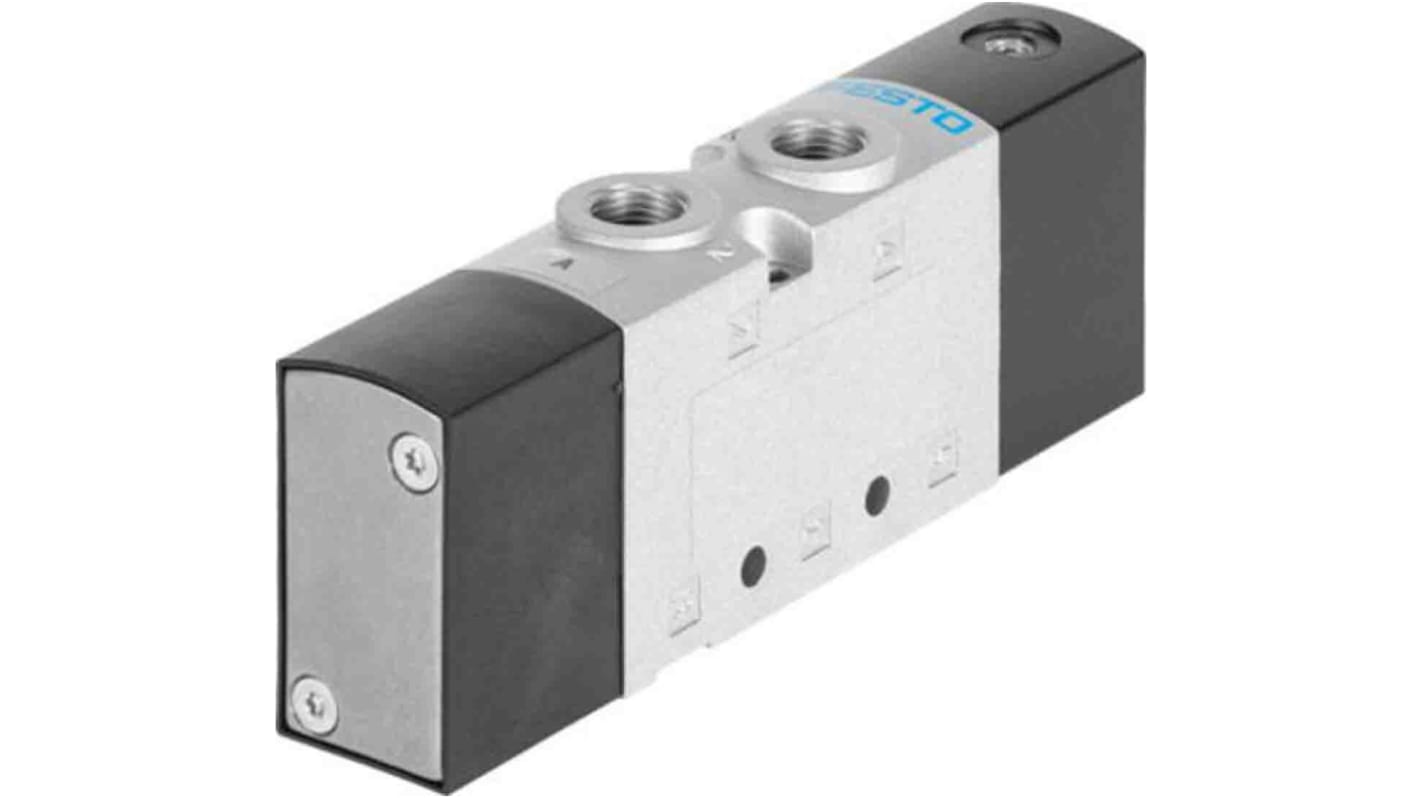 Festo 5/2 Monostable Pneumatic Solenoid Valve - Pneumatic G 1/8 VUWG Series, 575681