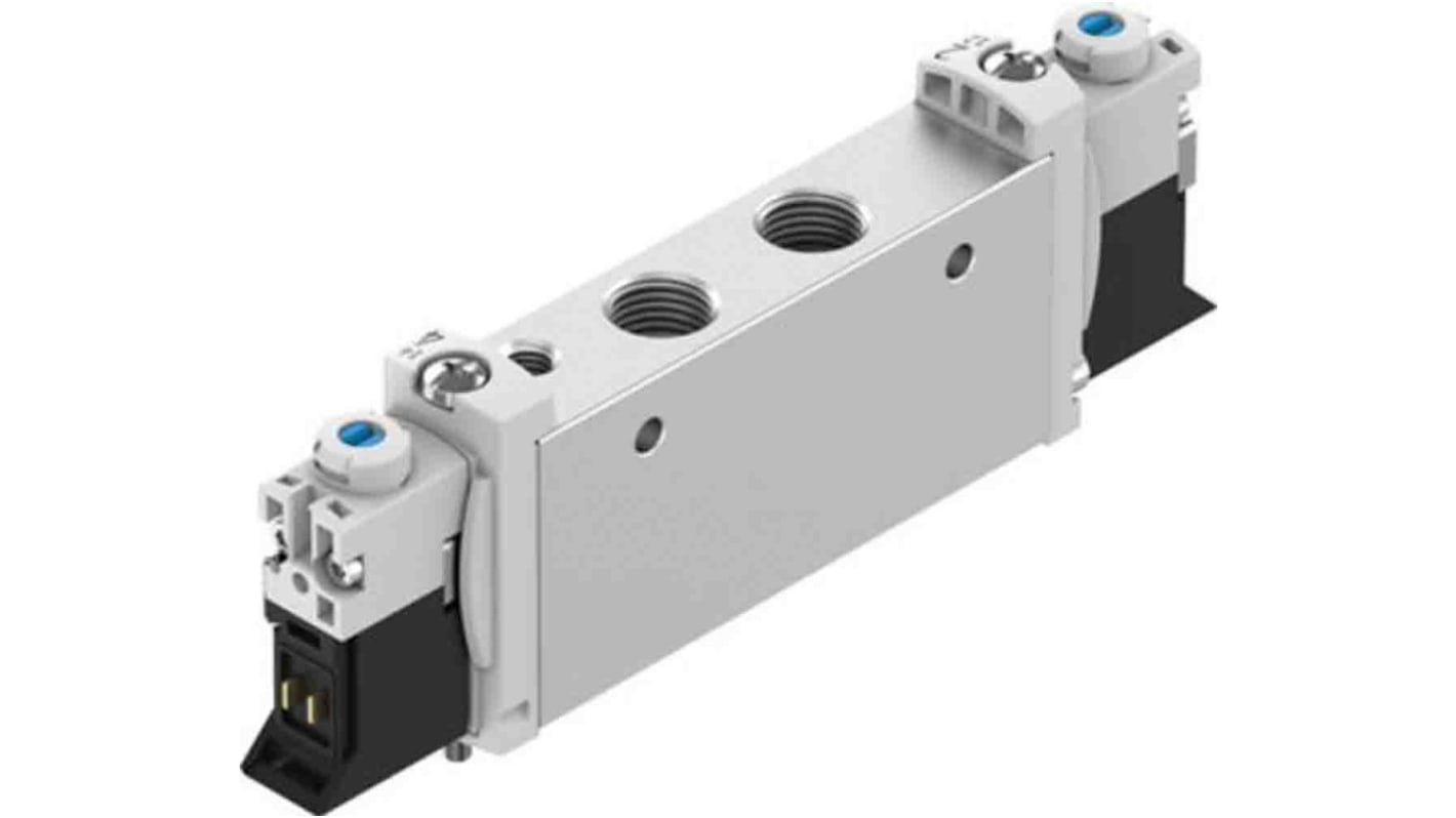 Elettrovalvola a Solenoide Festo, G 1/8, funzione 2x3/2 Closed, Monostable, azionamento Elettrico