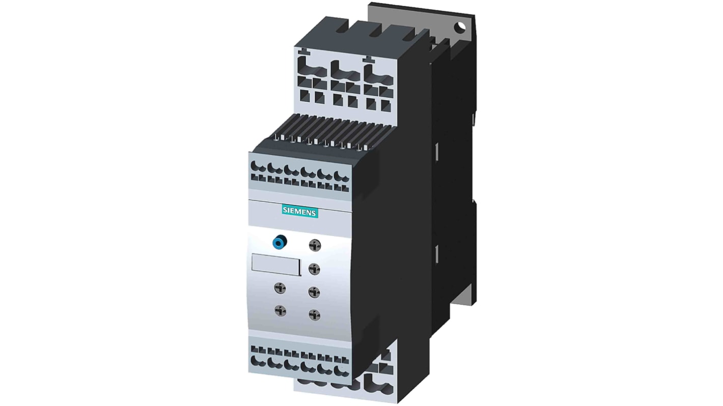 Avviatore soft-start Siemens, 3 fasi, 3 kW, 480 V c.a., IP00