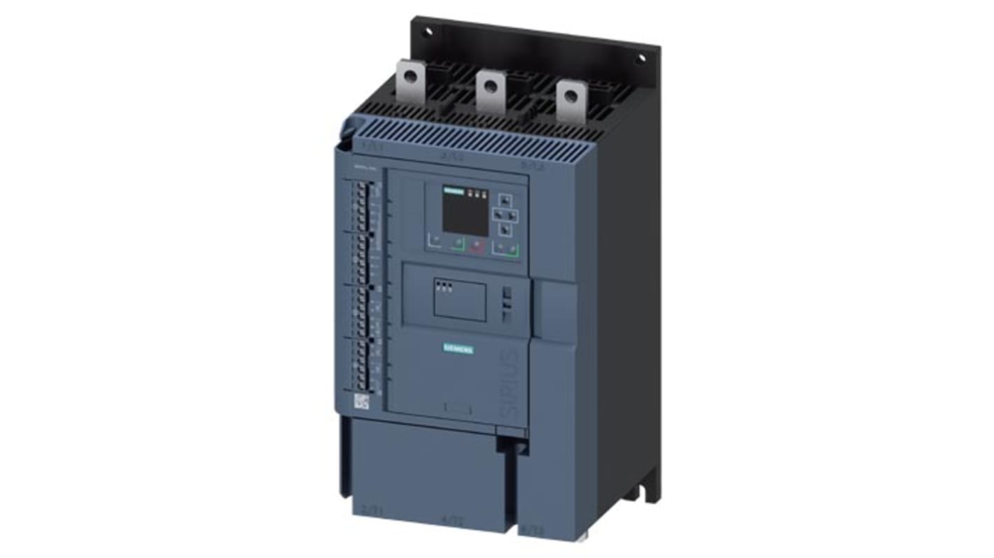 Démarreur progressif progressif, triphasé Siemens 3RW5, 110 kW 480 V c.a. 370 A