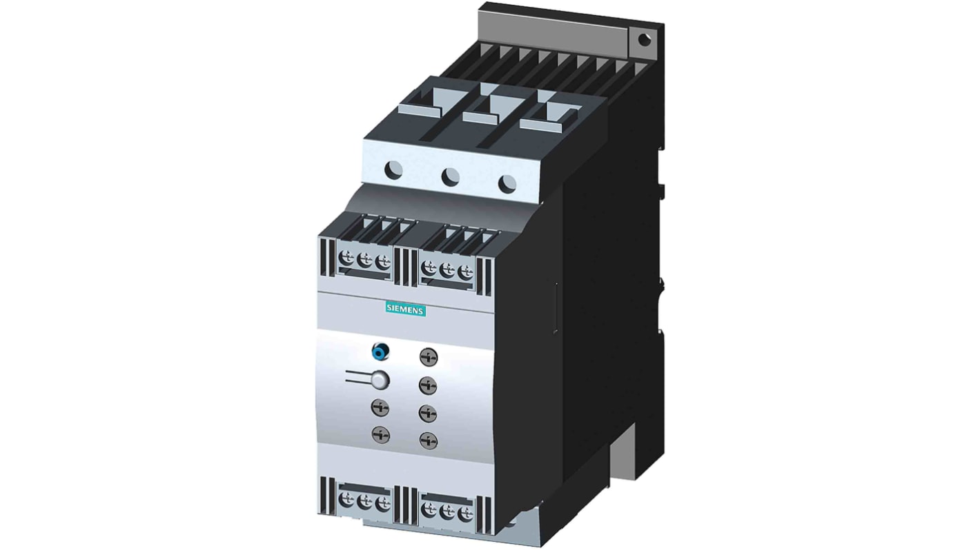 Siemens Soft Starter, Soft Start, 11 kW, 480 V ac, 3 Phase, IP00