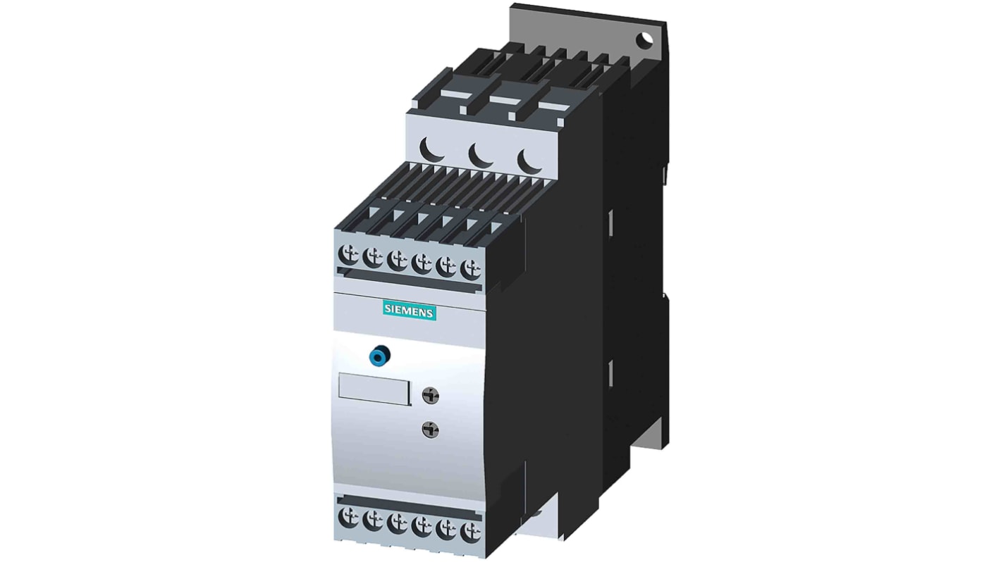 Siemens Soft Starter, Soft Start, 5.5 kW, 400 V ac, 3 Phase, IP00