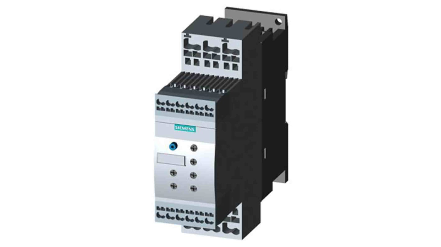 Siemens 3RW4 Sanftstarter 3-phasig 5,5 kW, 400 V ac / 12,5 A