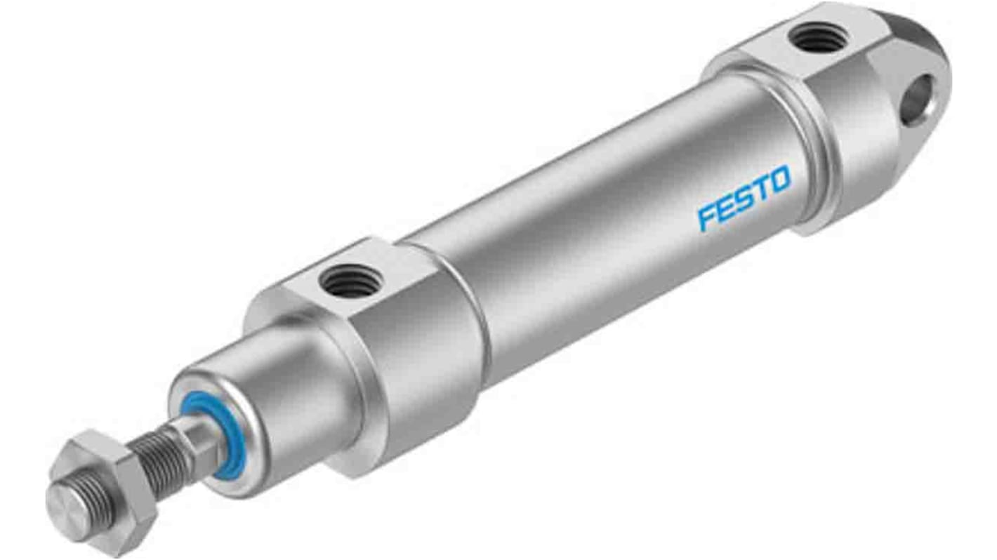 Festo Pneumatic Piston Rod Cylinder - 2159636, 25mm Bore, 10mm Stroke, CRDSNU Series, Double Acting