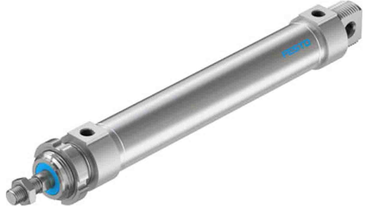 Festo Pneumatic Piston Rod Cylinder - 195986, 32mm Bore, 160mm Stroke, DSNU Series, Double Acting