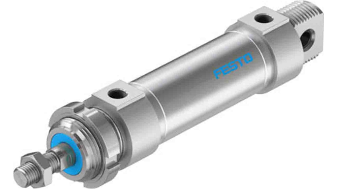 Festo Pneumatic Piston Rod Cylinder - 195982, 32mm Bore, 50mm Stroke, DSNU Series, Double Acting