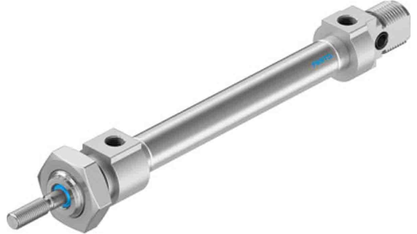 Festo Pneumatic Piston Rod Cylinder - 19180, 8mm Bore, 50mm Stroke, DSNU Series, Double Acting